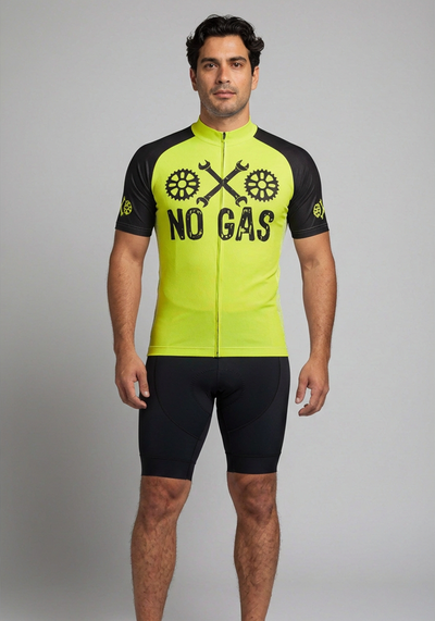 Men's No Gas Pollution Free Short Sleeve Cycling Jersey