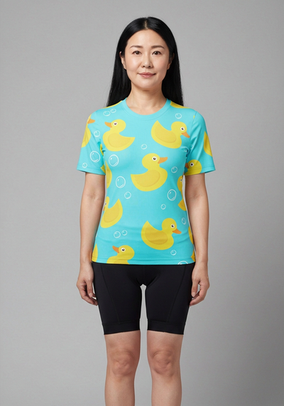 Women's Rubber Duck Short Sleeve Running Shirt