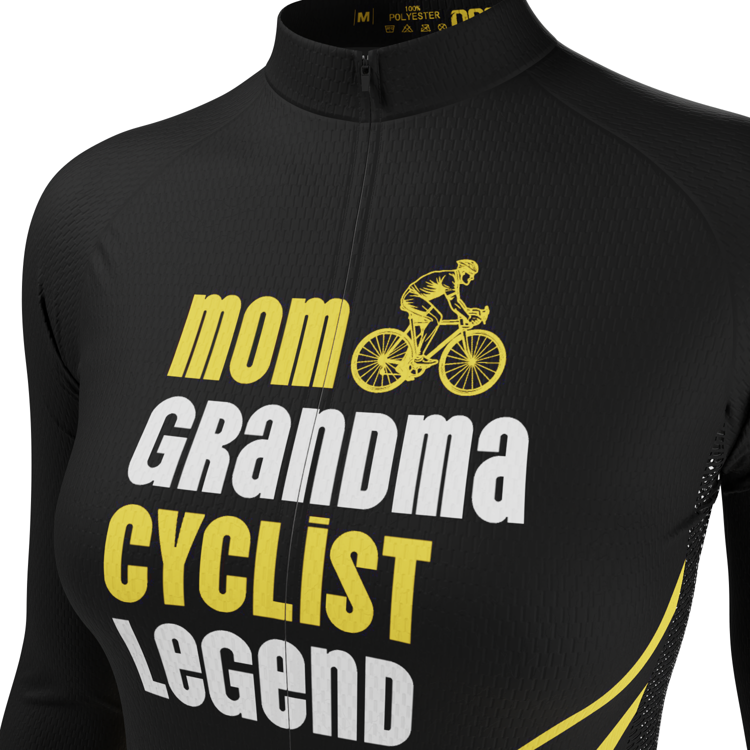 Women's Premium Cycling Jersey Moisture-Wicking & Stylish Black