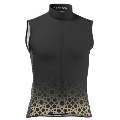 Men's Mashallah Sleeveless Cycling Jersey Premium Breathable Gear Black