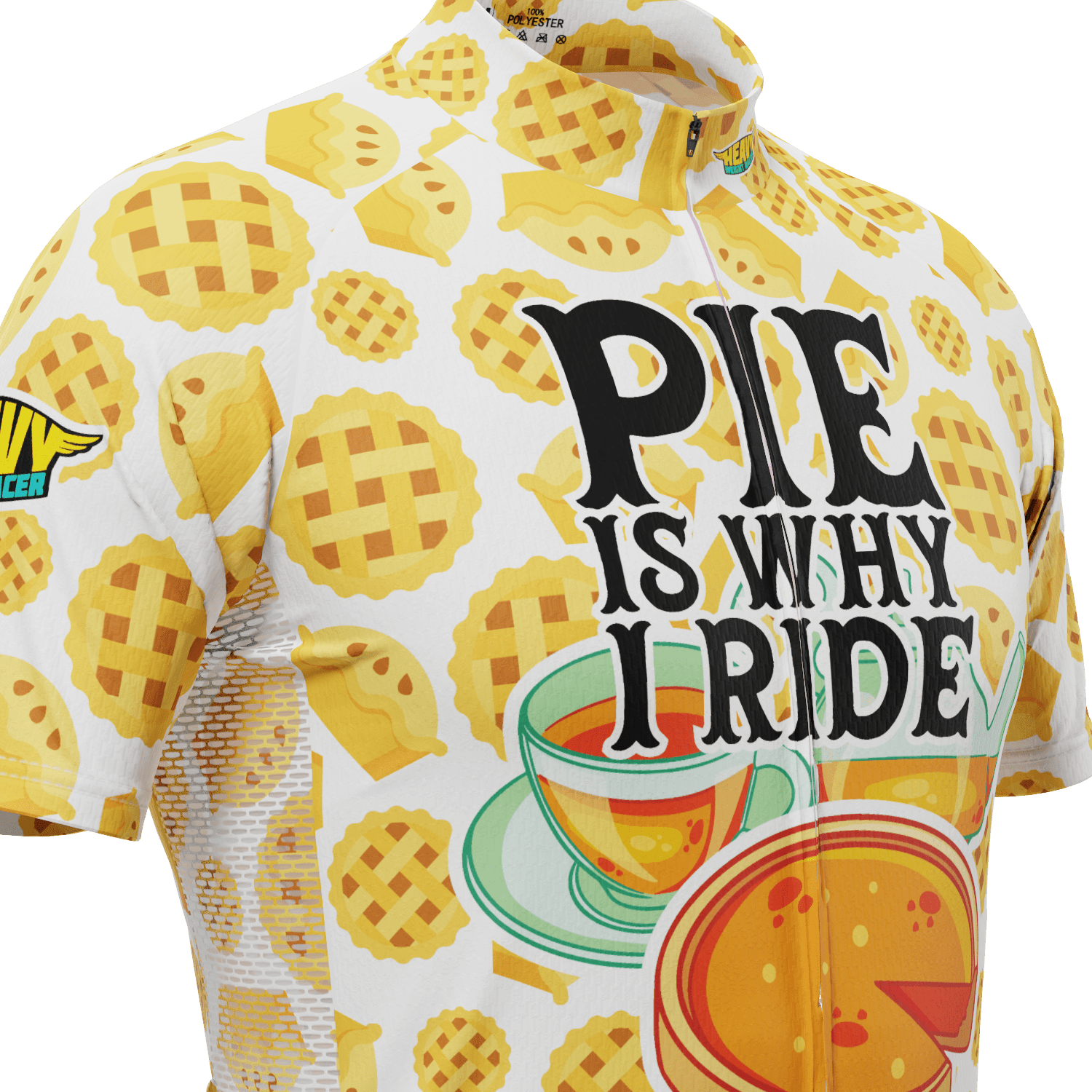 Men's Pie is Why I Ride Jersey Quick-Dry Comfort