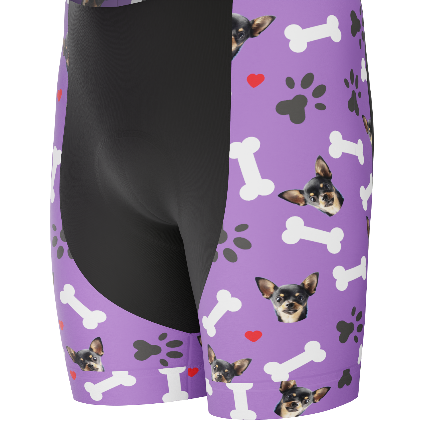 Men's Custom Pet Bones Cycling Kit Durable Personalized Gear Purple