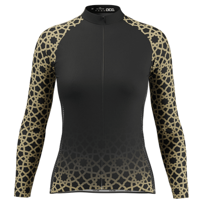Women's Mashallah Long Sleeve Cycling Jersey Durable & Versatile Black