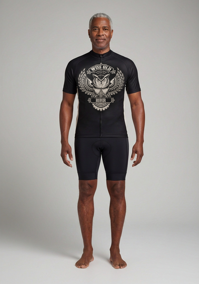 Men's Wise Old Rider Short Sleeve Cycling Jersey