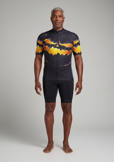 Men's Pumpkin Eater Short Sleeve Cycling Jersey
