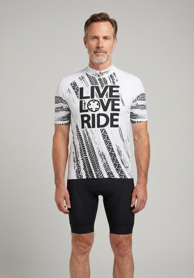 Men's Live Love Ride Short Sleeve Cycling Jersey