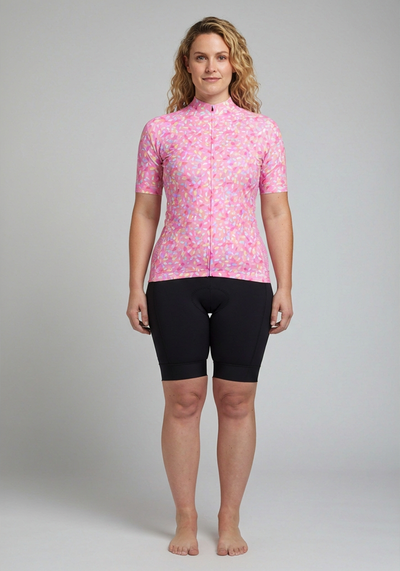 Women's Candy Makes Me Happy Short Sleeve Cycling Jersey