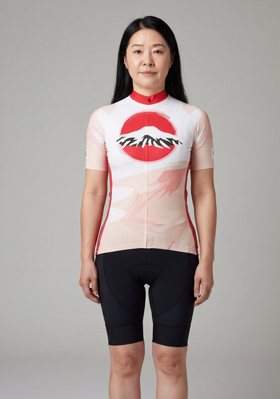 Women's Mount Fuji Short Sleeve Cycling Jersey