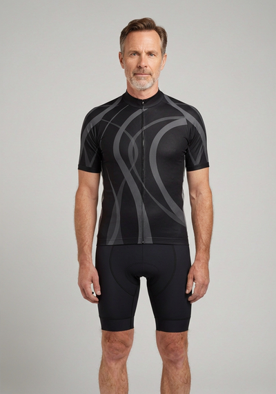 Men's Winding Short Sleeve Cycling Jersey