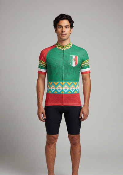 Men's Mexico Paseo Short Sleeve Cycling Jersey
