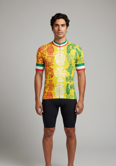 Men's Mexico Orale Short Sleeve Cycling Jersey