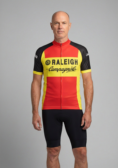 Men's Raleigh Campagnolo Retro Team Short Sleeve Cycling Jersey