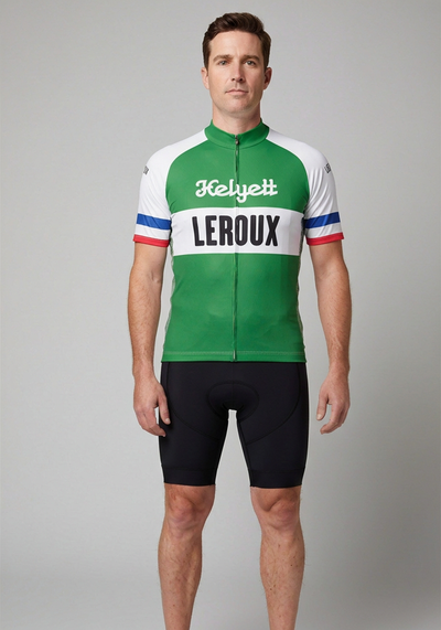 Men's Helyett LeRoux Short Sleeve Cycling Jersey