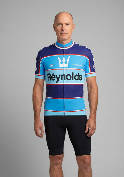Men's Retro Reynolds Short Sleeve Cycling Jersey