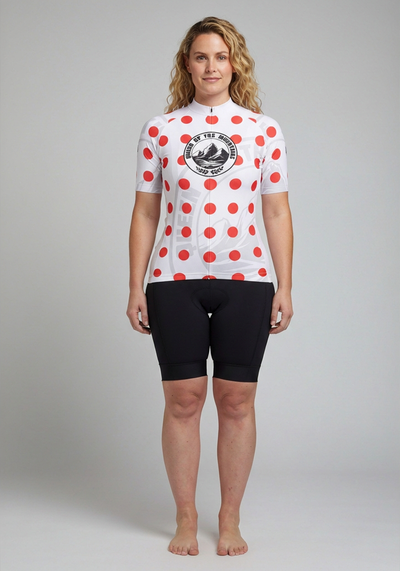Women's Tour de France Queen of The Mountain Short Sleeve Cycling Jersey