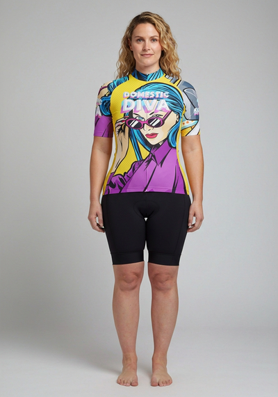Women's Domestic Diva The Shero Short Sleeve Cycling Jersey