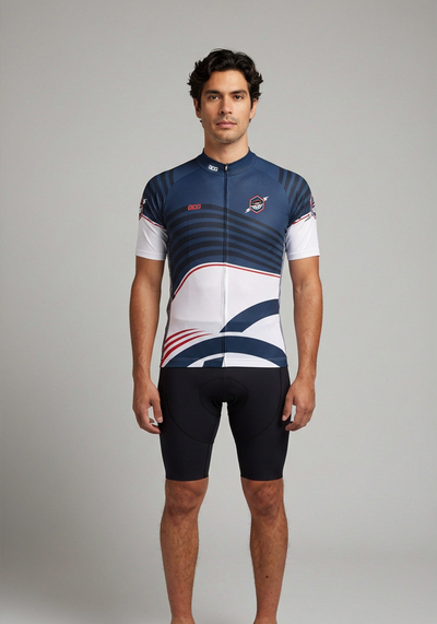 Men's Velocity Rosso Short Sleeve Cycling Jersey