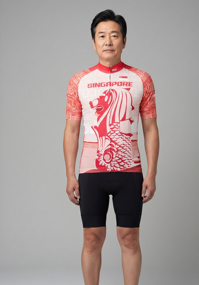 Men's Singapore Short Sleeve Cycling Jersey
