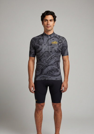 Men's The Ink Octopus Short Sleeve Cycling Jersey