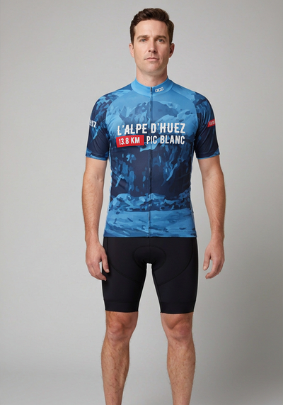 Men's L'Alpe d'Huez Epic Climbs Short Sleeve Cycling Jersey