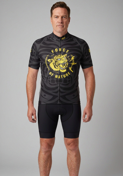 Men's Tribal Force of Nature Short Sleeve Cycling Jersey
