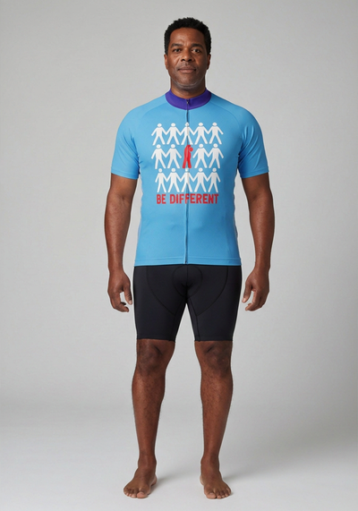 Men's Be Different Short Sleeve Cycling Jersey