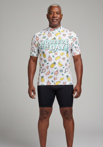 Men's Squeeze The Day Short Sleeve Cycling Jersey