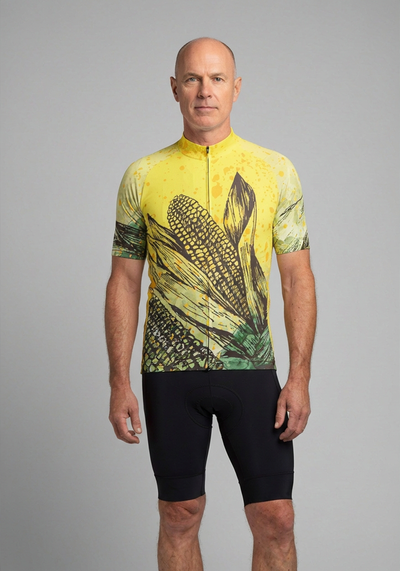 Men's Corny Short Sleeve Cycling Jersey