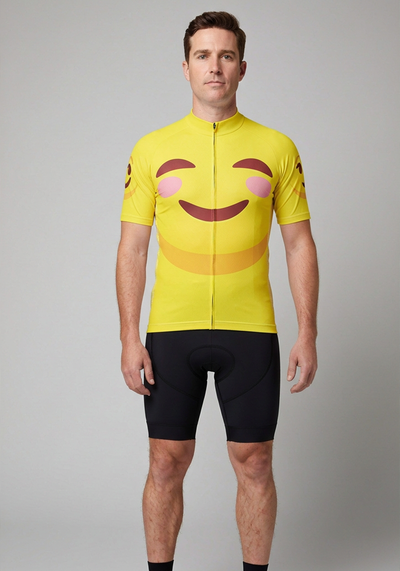 Men's Still Behind Me Emoji Short Sleeve Cycling Jersey