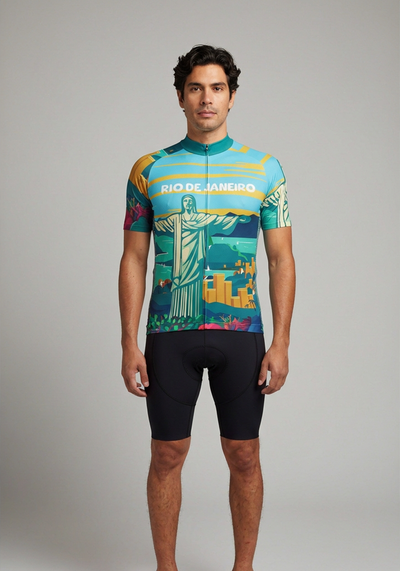 Men's Around The World - Rio de Janeiro Short Sleeve Cycling Jersey