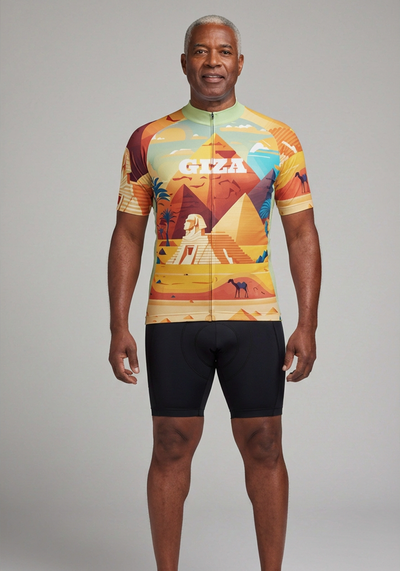 Men's Around The World - Giza Short Sleeve Cycling Jersey