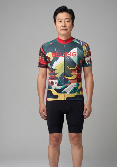 Men's Around The World - Beijing Short Sleeve Cycling Jersey