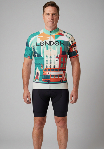 Men's Around The World - London Short Sleeve Cycling Jersey