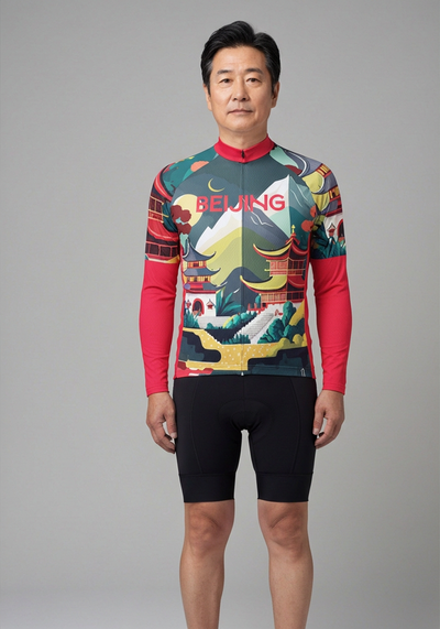 Men's Around The World - Beijing Long Sleeve Cycling Jersey