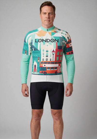 Men's Around The World - London Long Sleeve Cycling Jersey