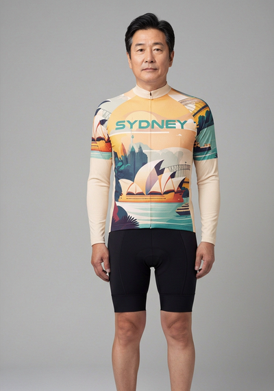 Men's Around The World - Sydney Long Sleeve Cycling Jersey
