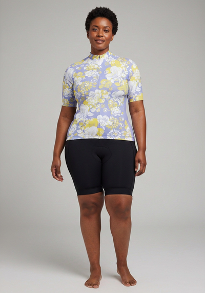 Women's Hawaii Florals Short Sleeve Cycling Jersey