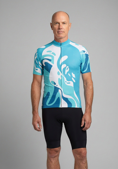 Men's Elements Water Short Sleeve Cycling Jersey