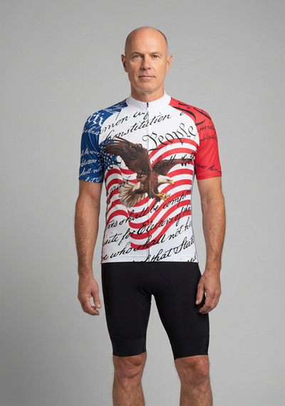 Men's United States Constitution Short Sleeve Cycling Jersey