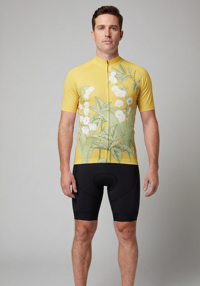 Men's Foliage Short Sleeve Cycling Jersey