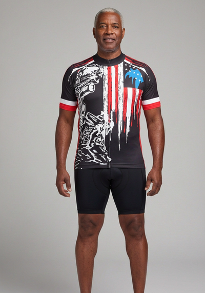 Men's Honor The Fallen Short Sleeve Cycling Jersey