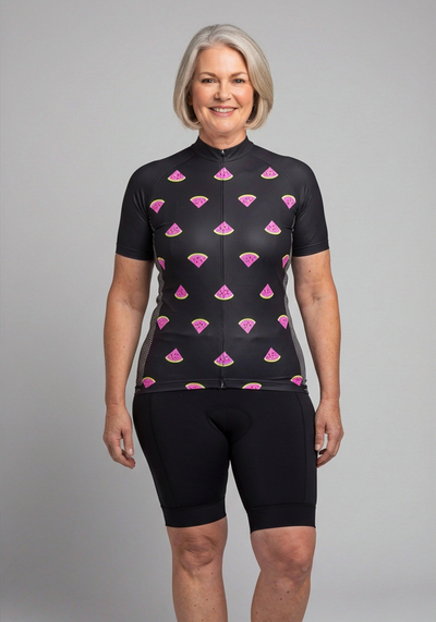 Women's Watermelon Fever Short Sleeve Cycling Jersey