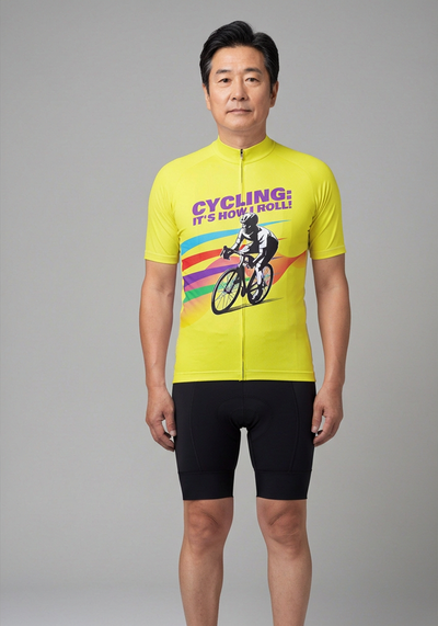 Men's Cycling: It's How I Roll! Short Sleeve Cycling Jersey