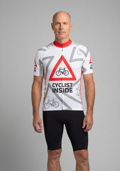Men's Cyclist Inside Short Sleeve Cycling Jersey