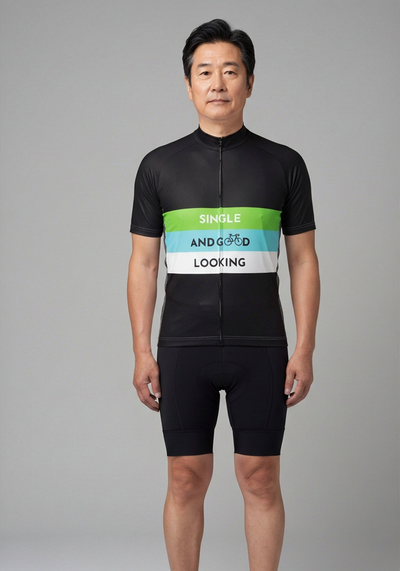 Men's Single and Good Looking Short Sleeve Cycling Jersey