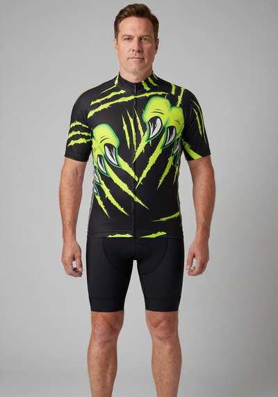 Men's Scratch Marks Short Sleeve Cycling Jersey