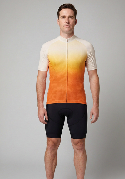 Men's Essential Gradient Short Sleeve Cycling Jersey