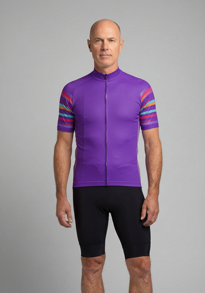 Men's Linear Short Sleeve Cycling Jersey