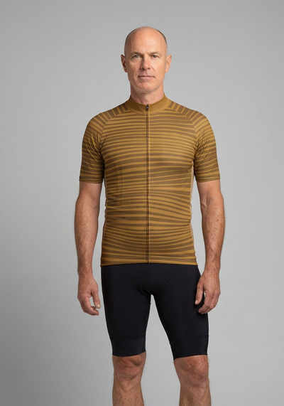 Men's Earthbound Stripes Short Sleeve Cycling Jersey