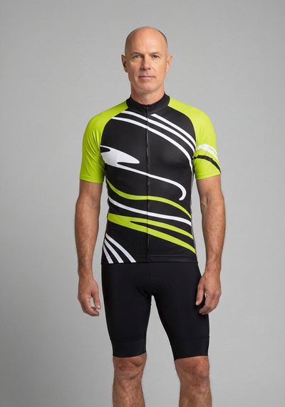 Men's Animal Print Short Sleeve Cycling Jersey